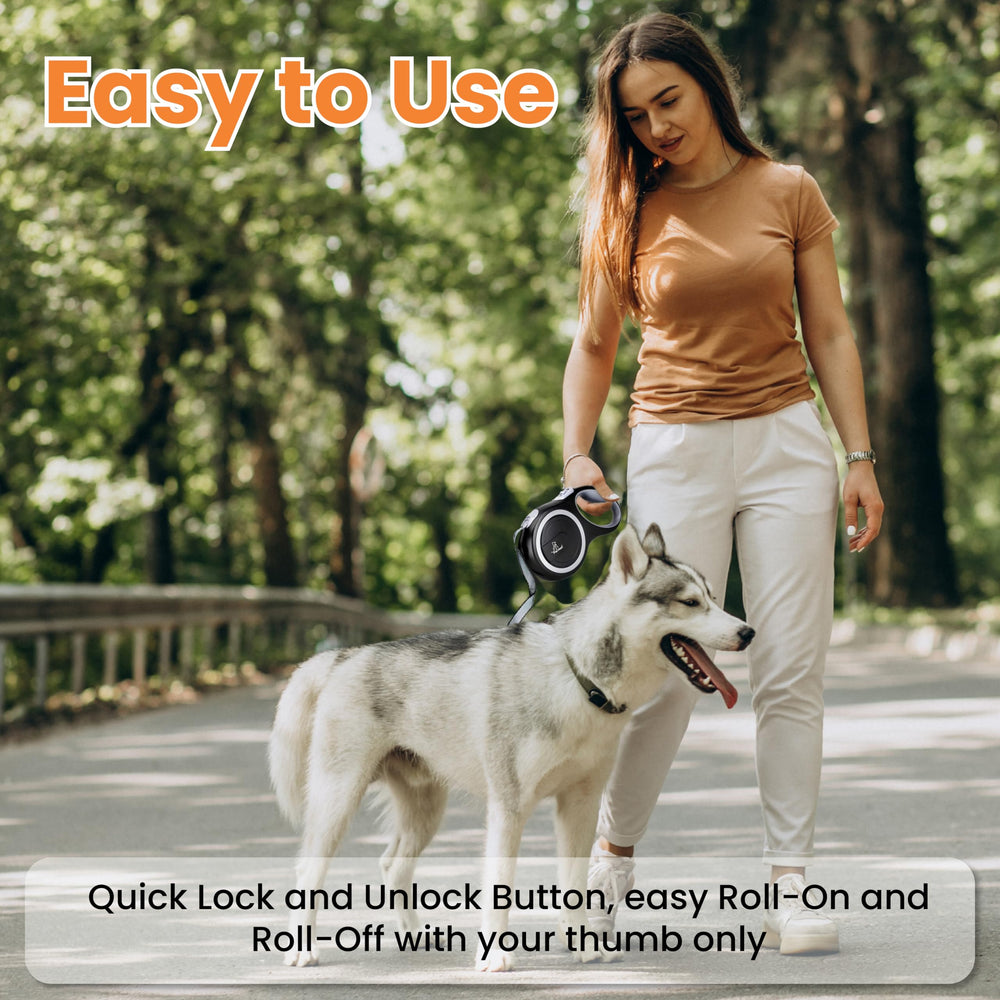 PetVest reinforced dog clip keeps your pet secure on busy streets.