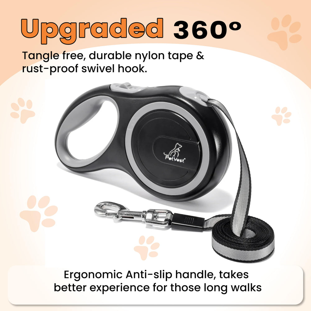 PetVest leash up to 110 lbs ideal for a wide range of breeds.