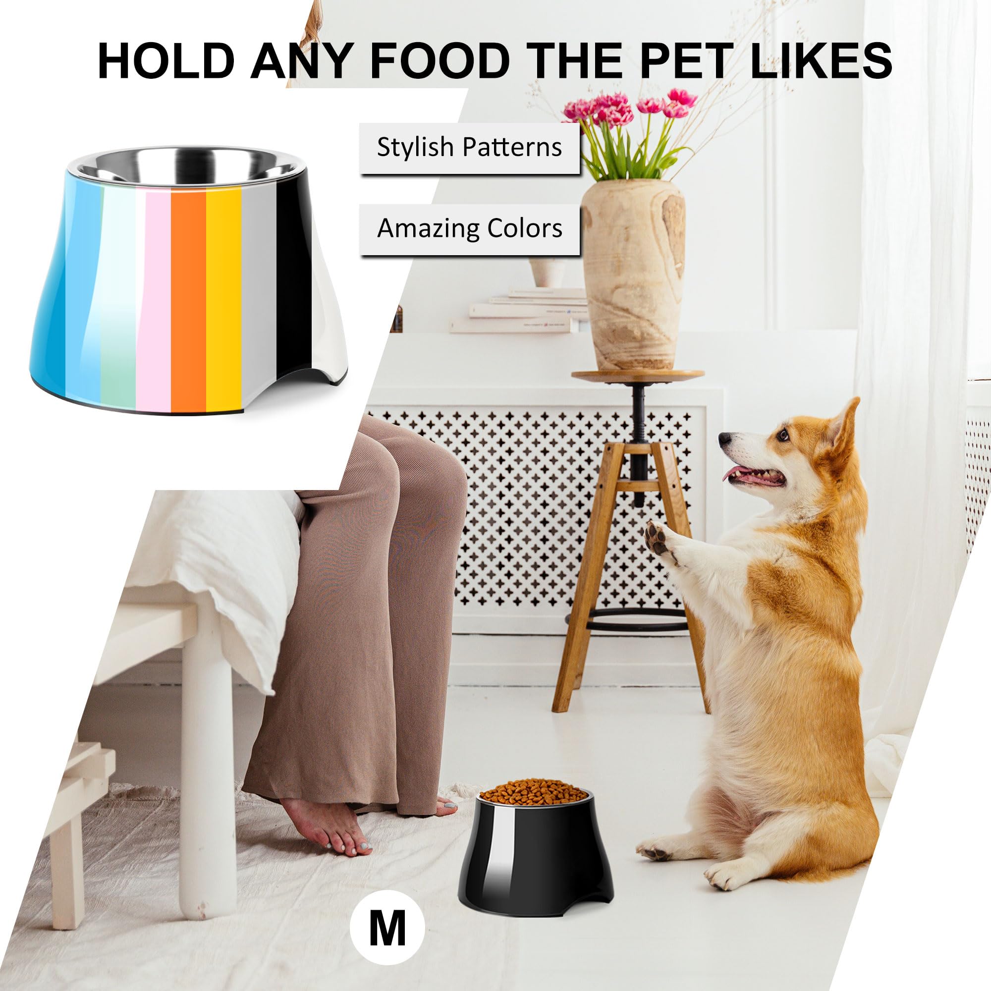 Petvillage stackable design makes storage and gifting convenient.