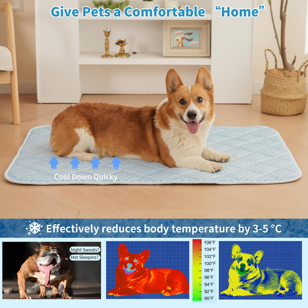 Petvolve mat placed in crate or on the floor for resting space.