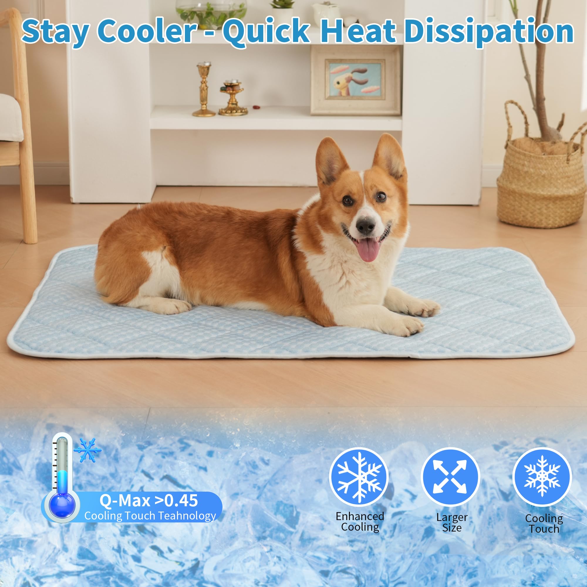 Petvolve mat with thick design for extra cushioning and comfort.