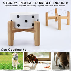 Petygooing two height stand adapts for growing puppies and cats