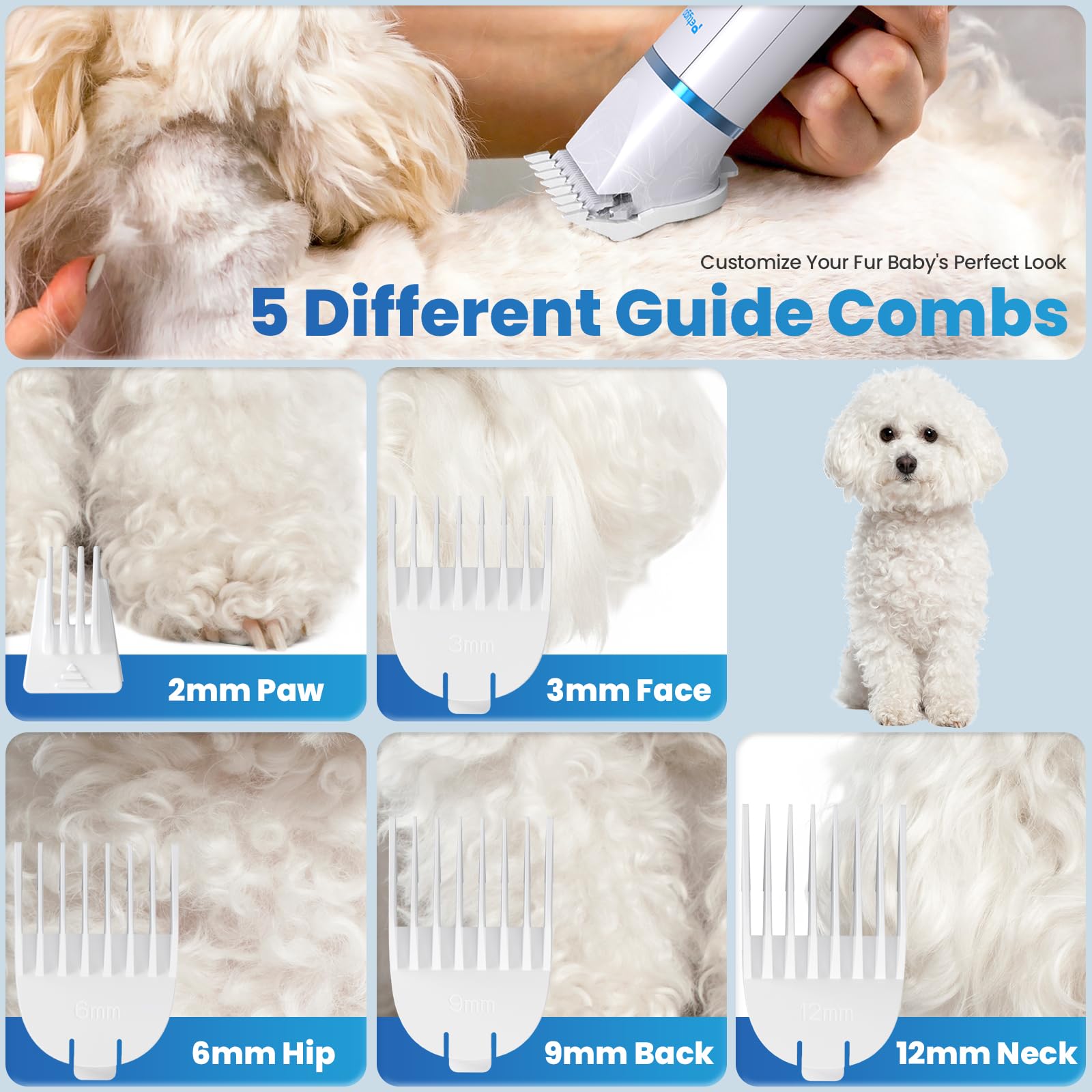PETYGO waterproof body for tap-water rinsing after grooming