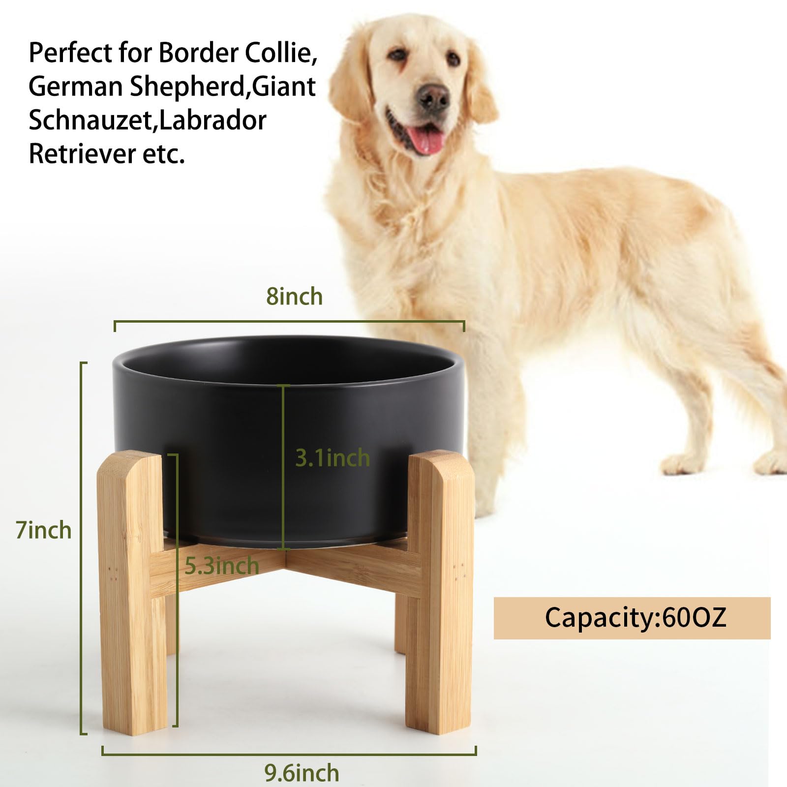 Petygooing large 7.6 cup bowl ready for medium to large breeds