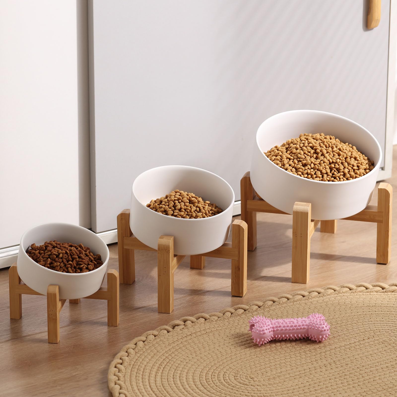 Petygooing modern design wood stand complements boho home decor