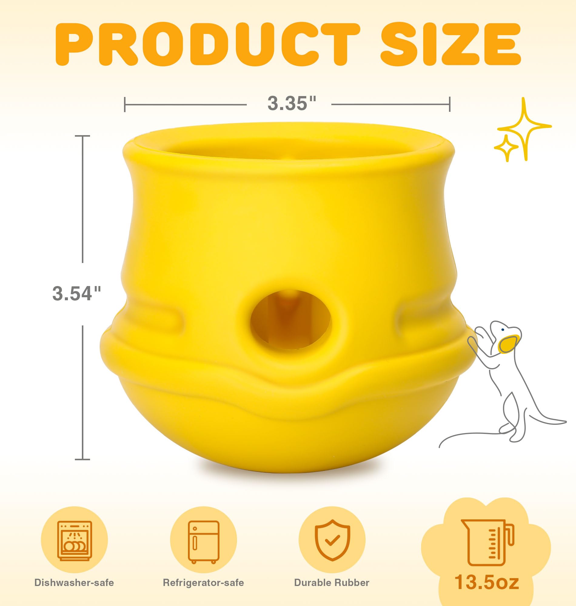 PetZee durable natural rubber dog toy designed for safe chewing