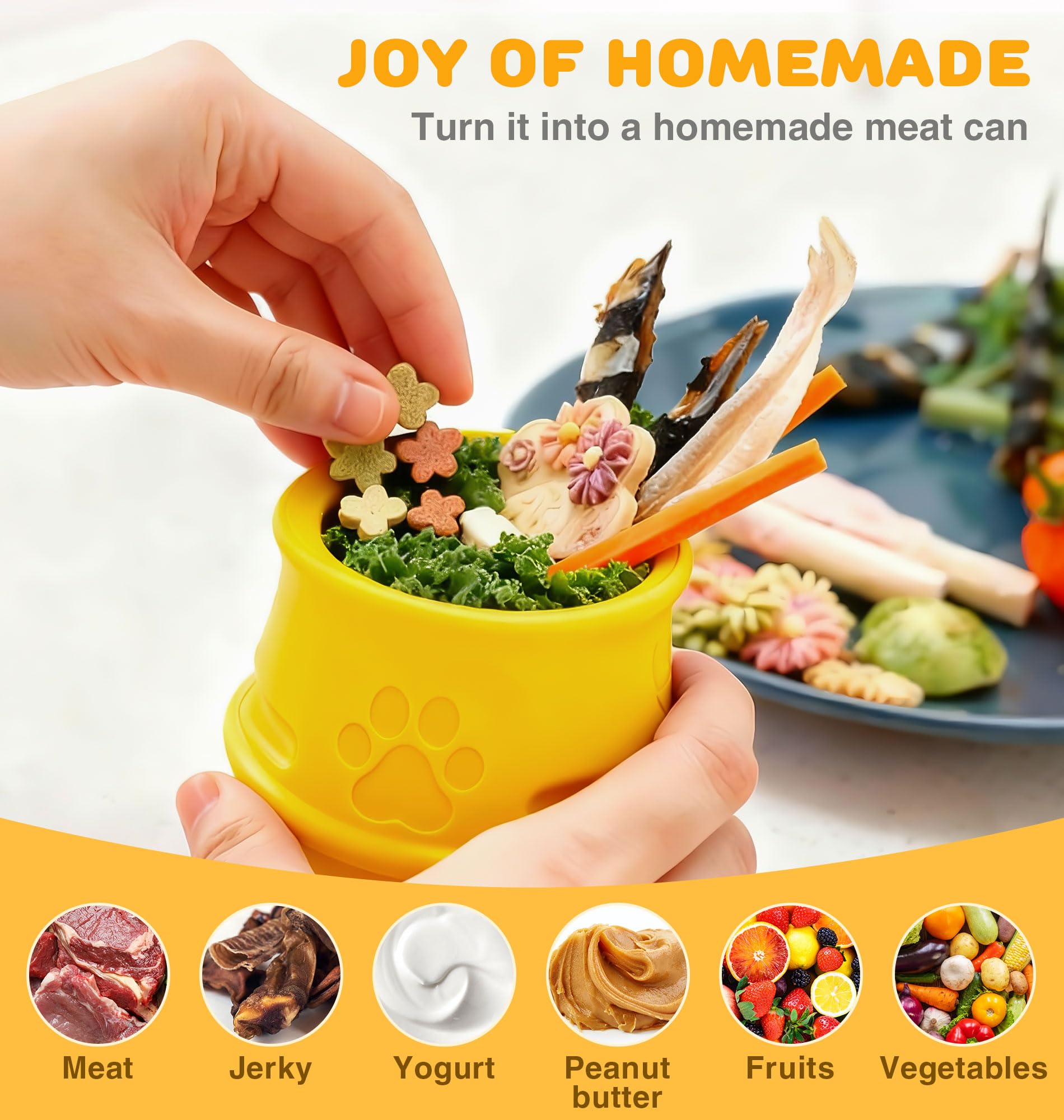 PetZee slow-feeder toy with grooved teeth to hold treats in place