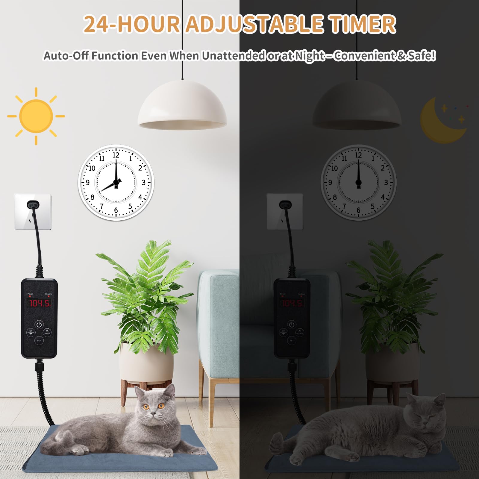 Petzooka low-voltage operation minimizes risk while warming pets