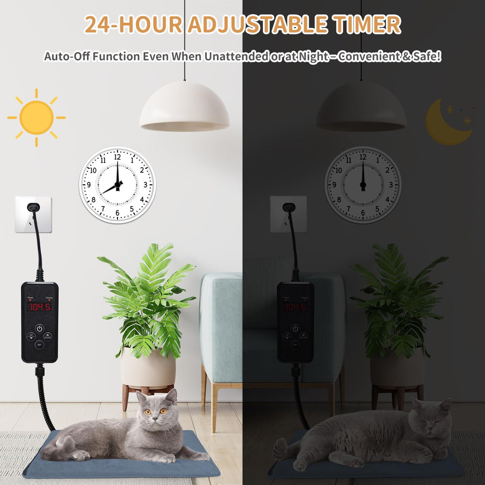 Petzooka low-voltage operation minimizes risk while warming pets