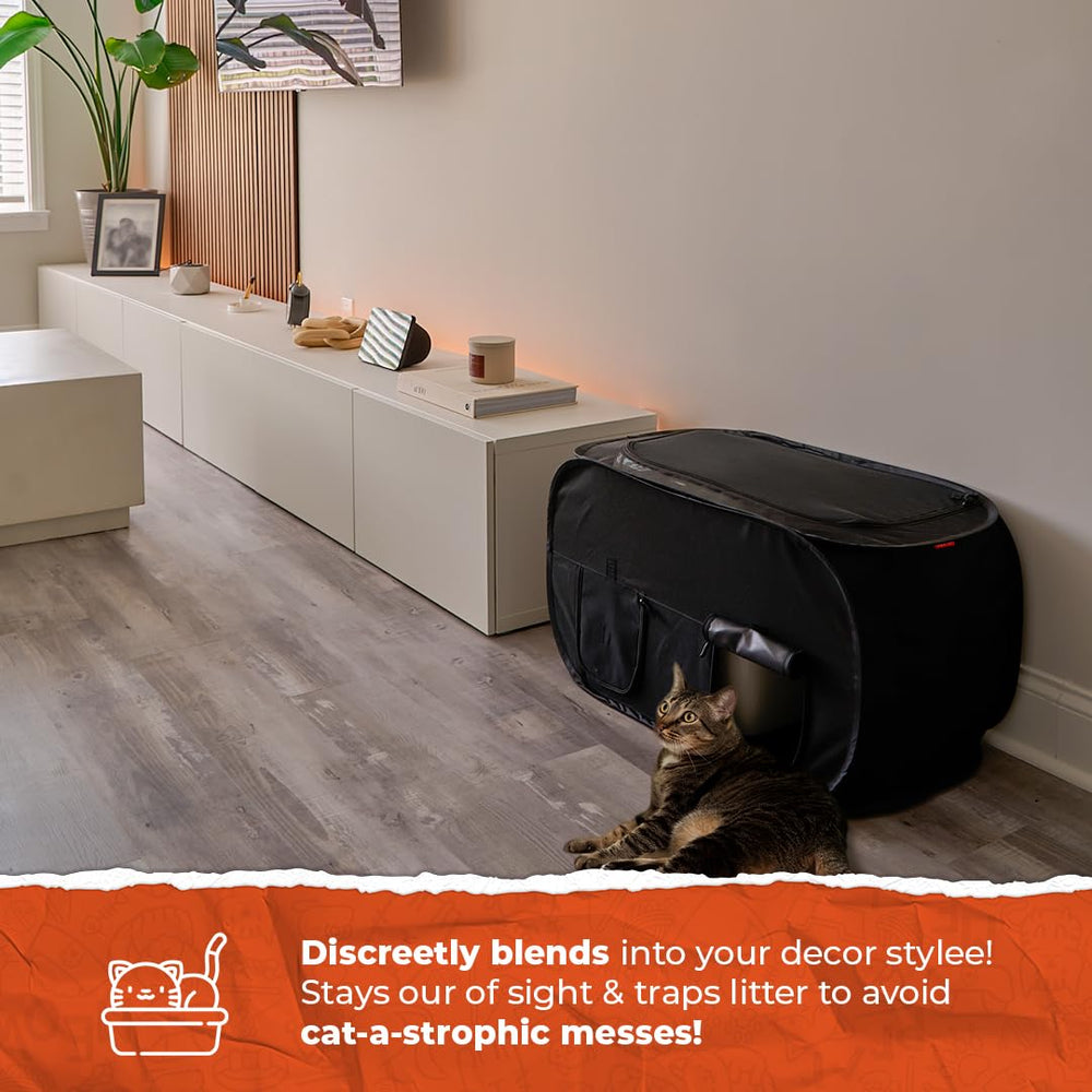 Pexter cat litter box enclosure is ideal for indoor use and decor.