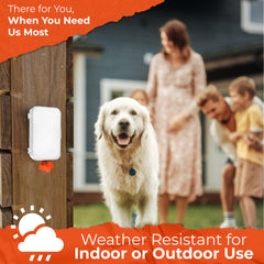 PEXTER dispenser with screw-on mount ensures sturdy outdoor setup.