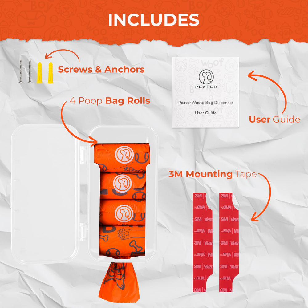 PEXTER heavy-duty ABS plastic dispenser resists weather and wear.