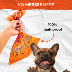 Unscented PEXTER bags provide strong odor-free cleanup