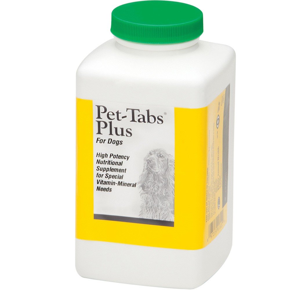 Pfizer Pet-Tabs Plus for Dogs bottle, ready for daily palatable supplementation