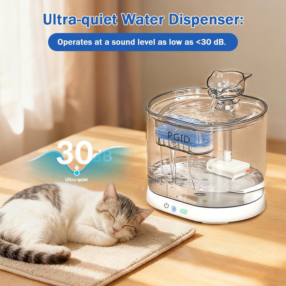 PGID 2.2L capacity supports multiple pets for uninterrupted hydration.