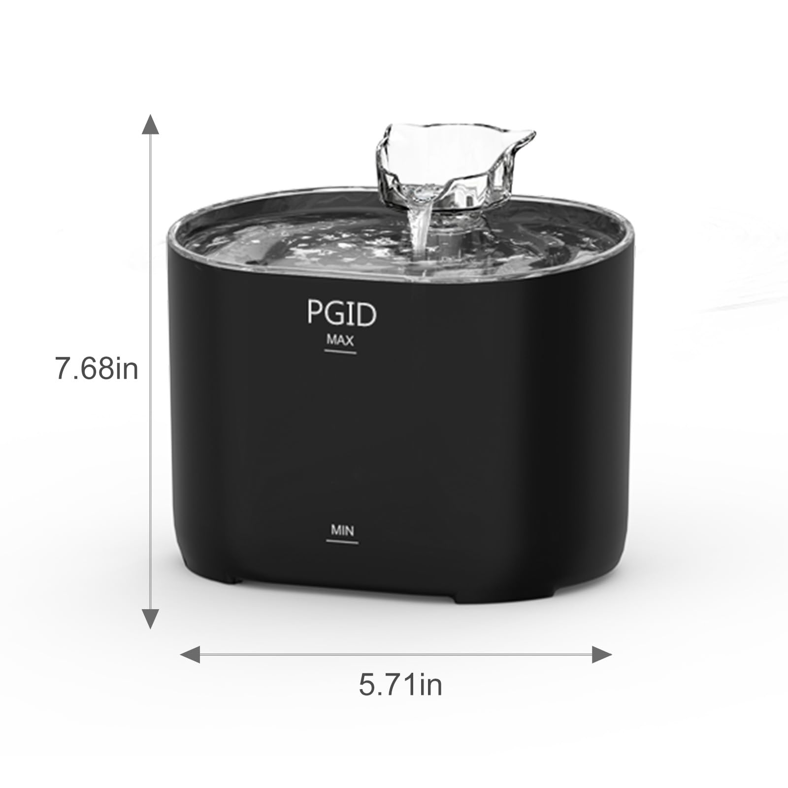 PGID cat fountain made with BPA-free food-grade materials for safety