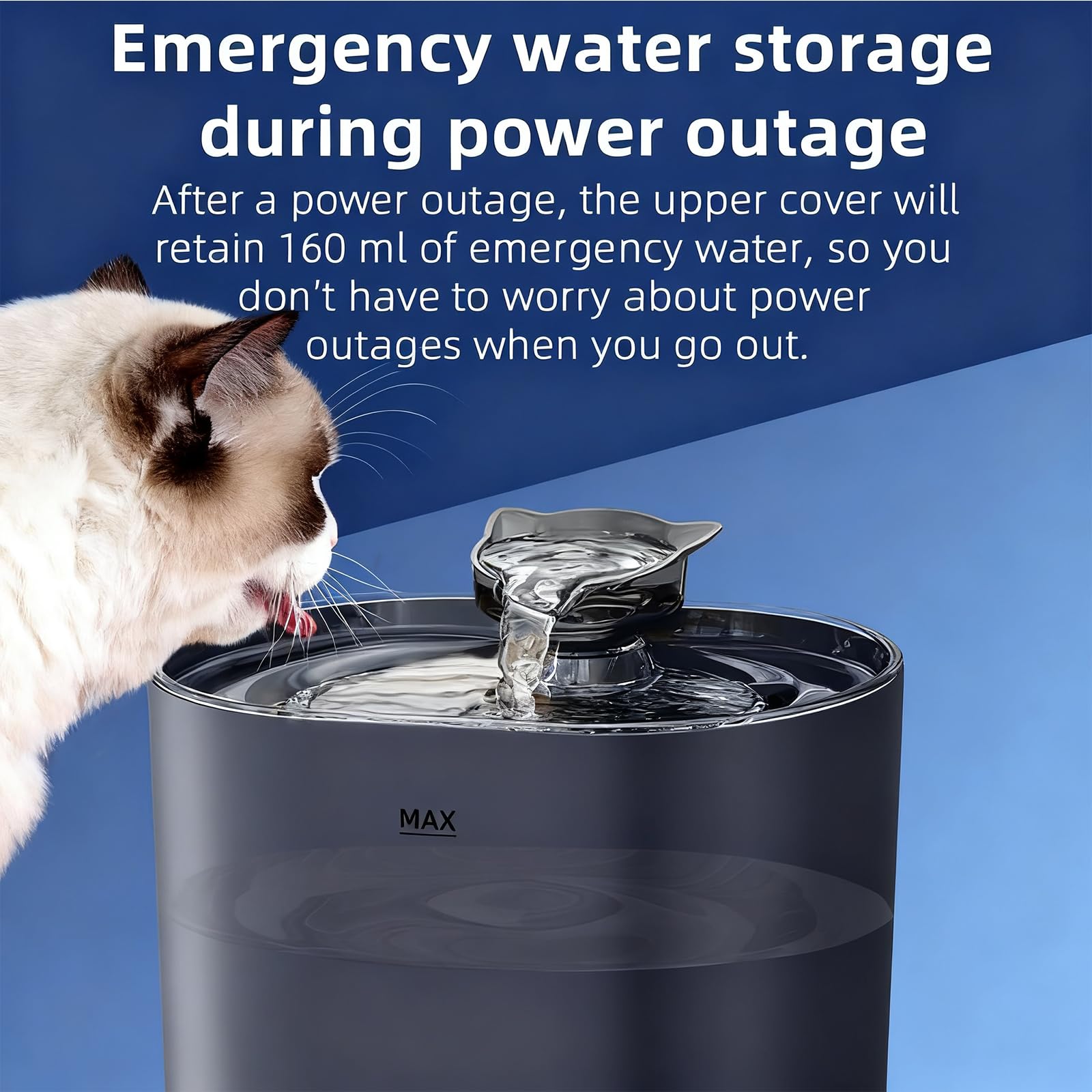PGID cat fountain promoting healthy hydration for pets