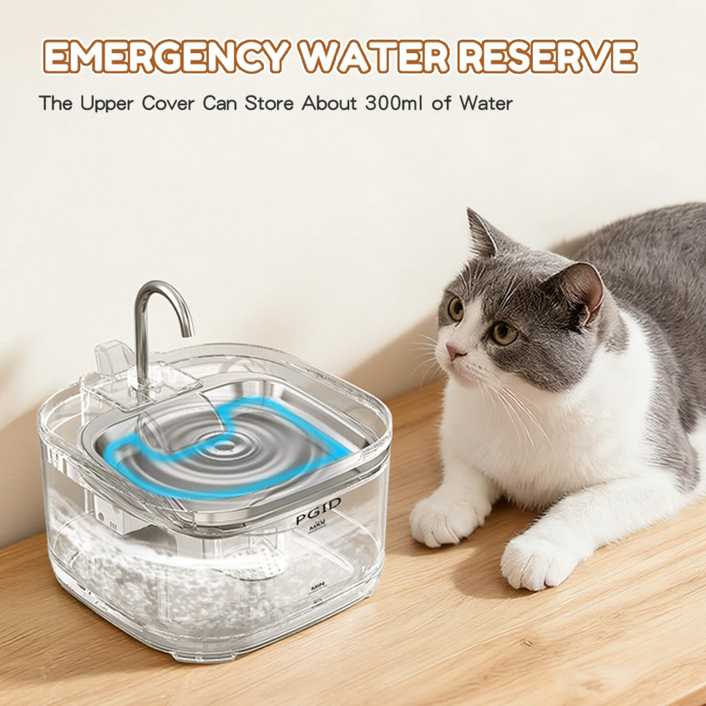PGID cat water fountain flower waterfall mode attracts pets to drink