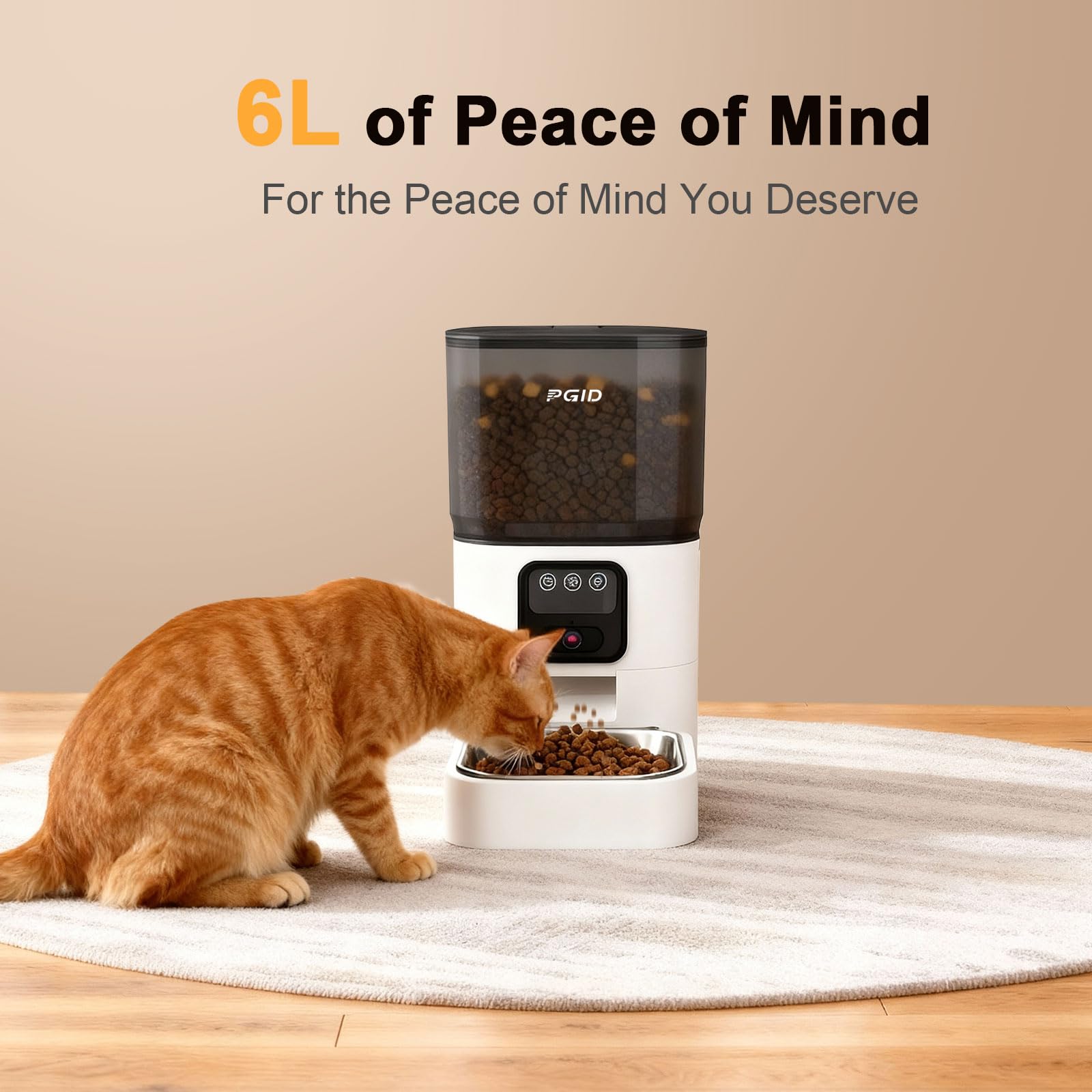 PGID 6L storage tank keeps pet meals organized