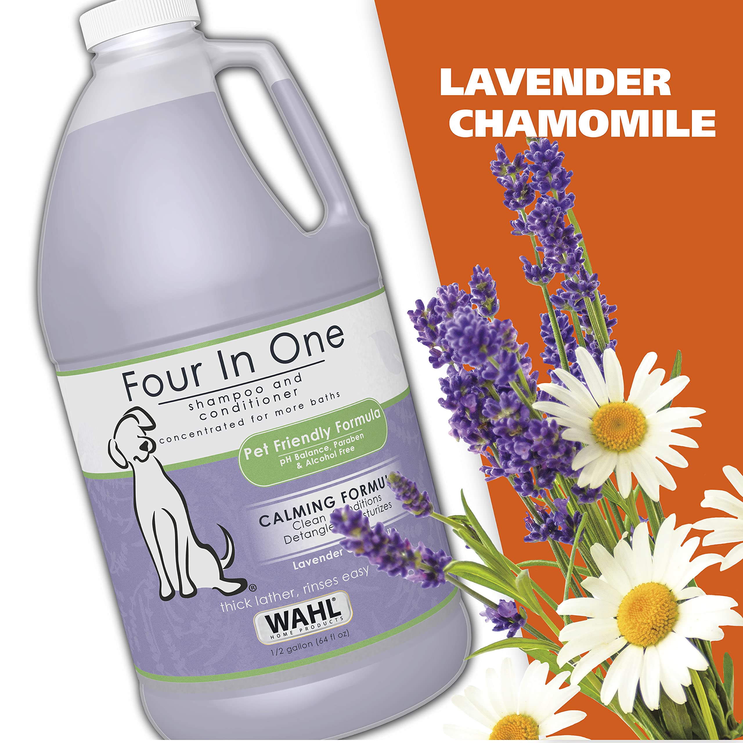 PH balanced, alcohol-free ingredients label highlighting gentle care.