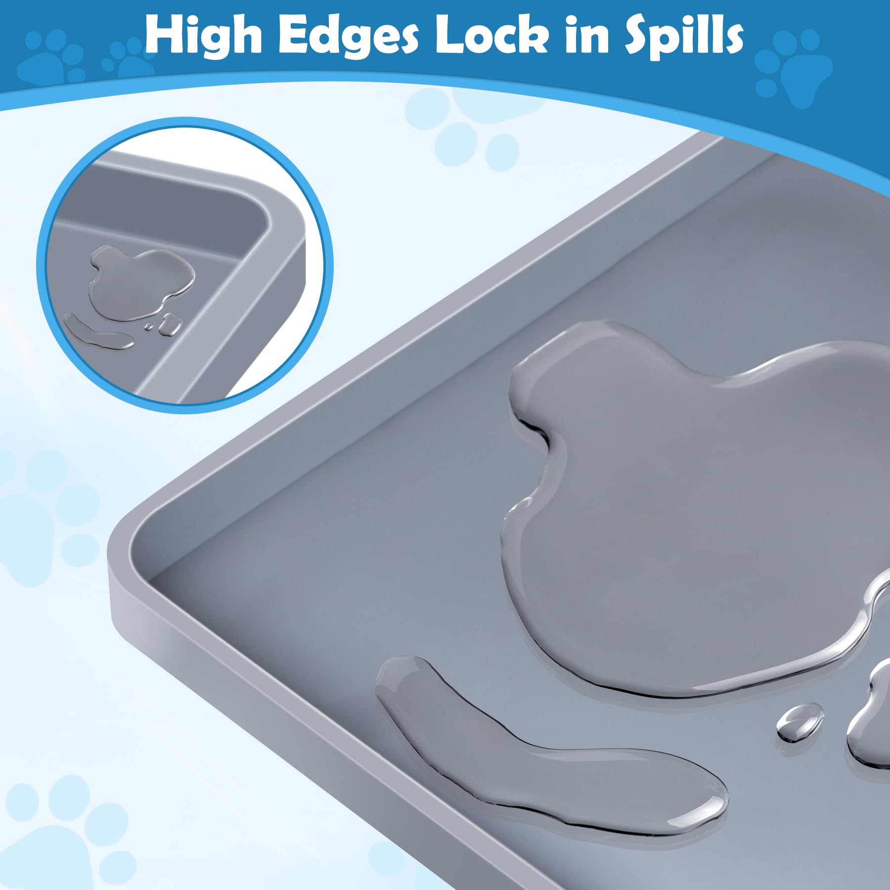 Phepetroll easy-clean pee pad tray for quick wipe or rinse.
