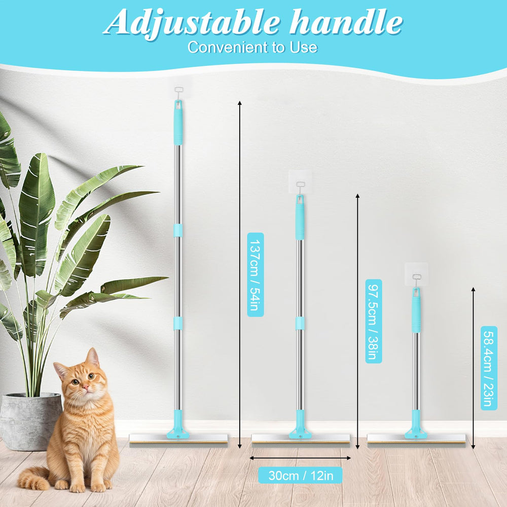 PHILORN adjustable handle extends to 54 inches for standing cleaning