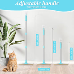 PHILORN adjustable handle extends to 54 inches for standing cleaning
