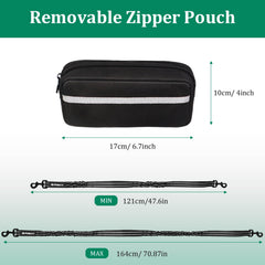 Philorn adjustable waist belt supports comfortable two-dog walks with customizable fit