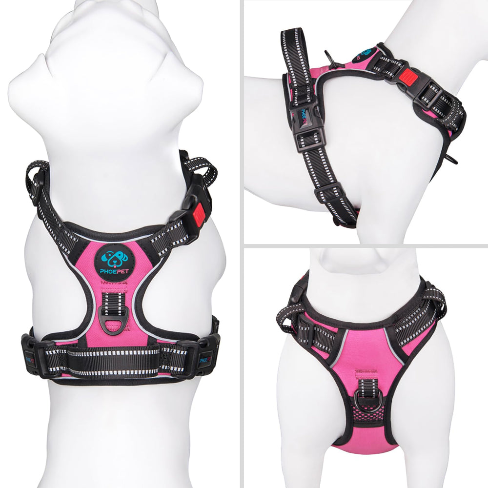 PHOEPET easy-on/off no-head-through design for quick fittings