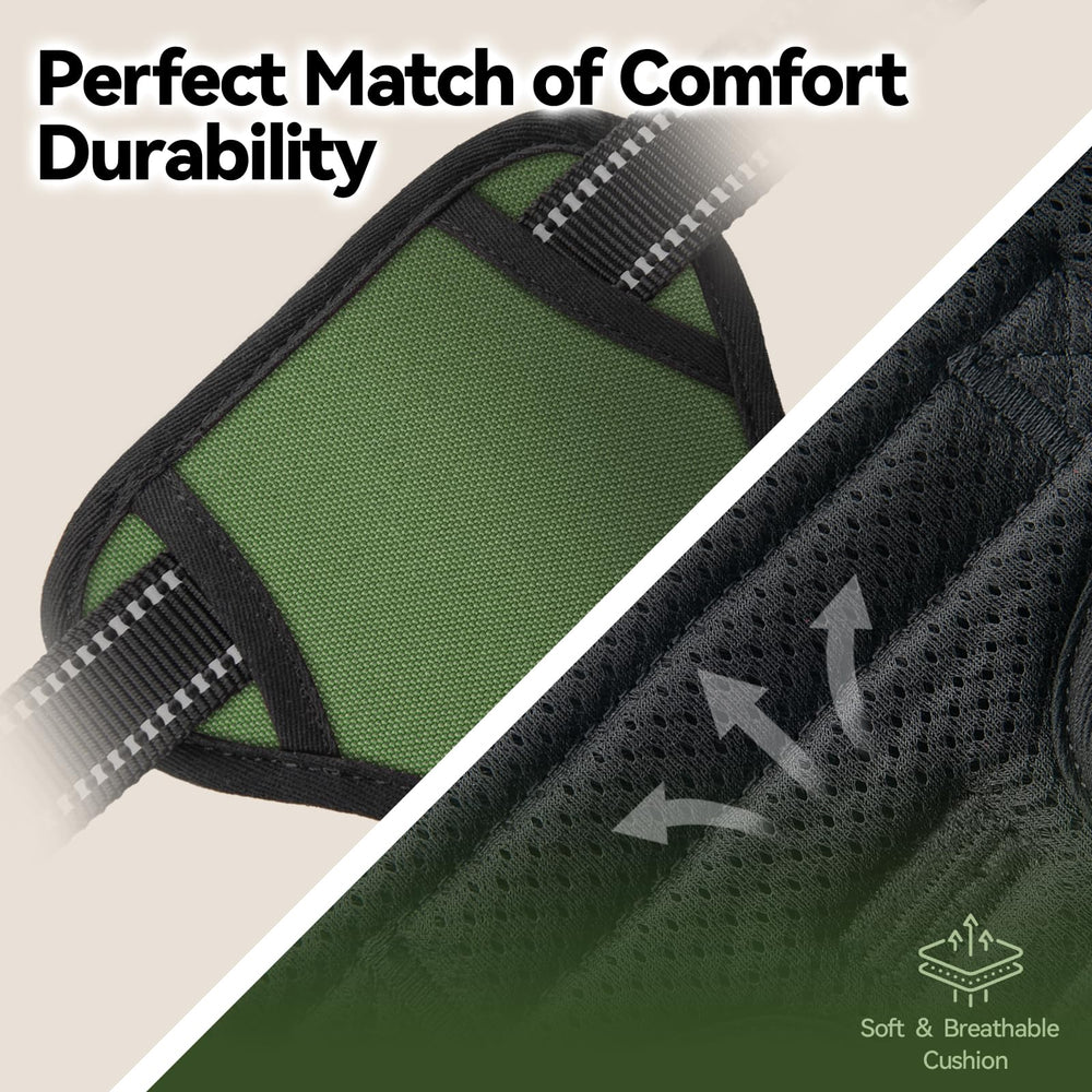 PHOEPET Harness made of durable oxford fabric with breathable lining.