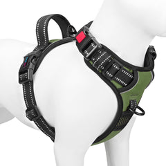 PHOEPET No Pull harness with front clip for gentle steering during walks