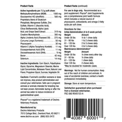 PhyCox soft chew texture close-up, appealing flavor for daily use.