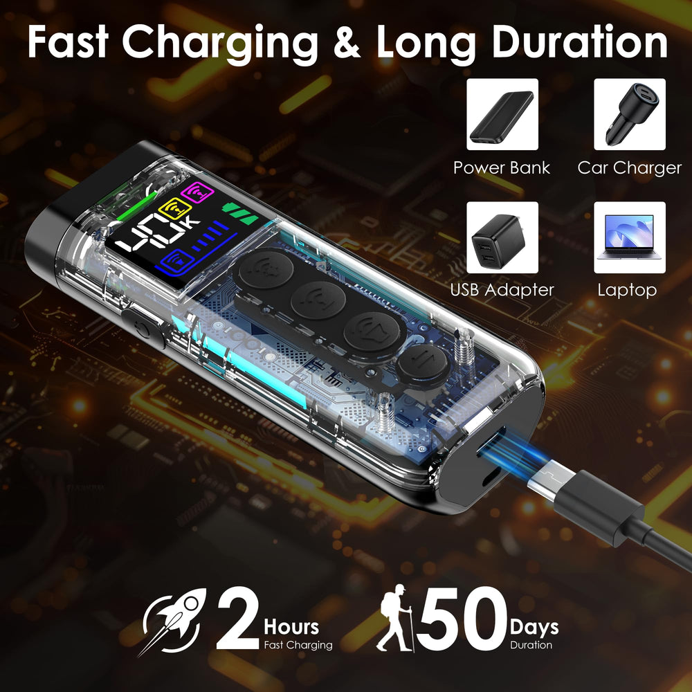 Phzibor fast Type C charging supports extended training sessions