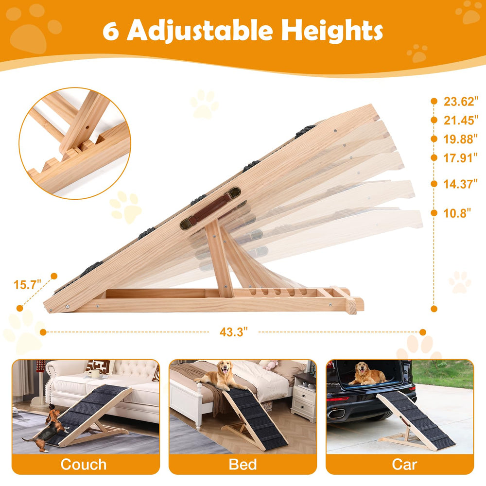 PiChongspace non-slip fabric surface with grooves and crossbars for secure paw grip