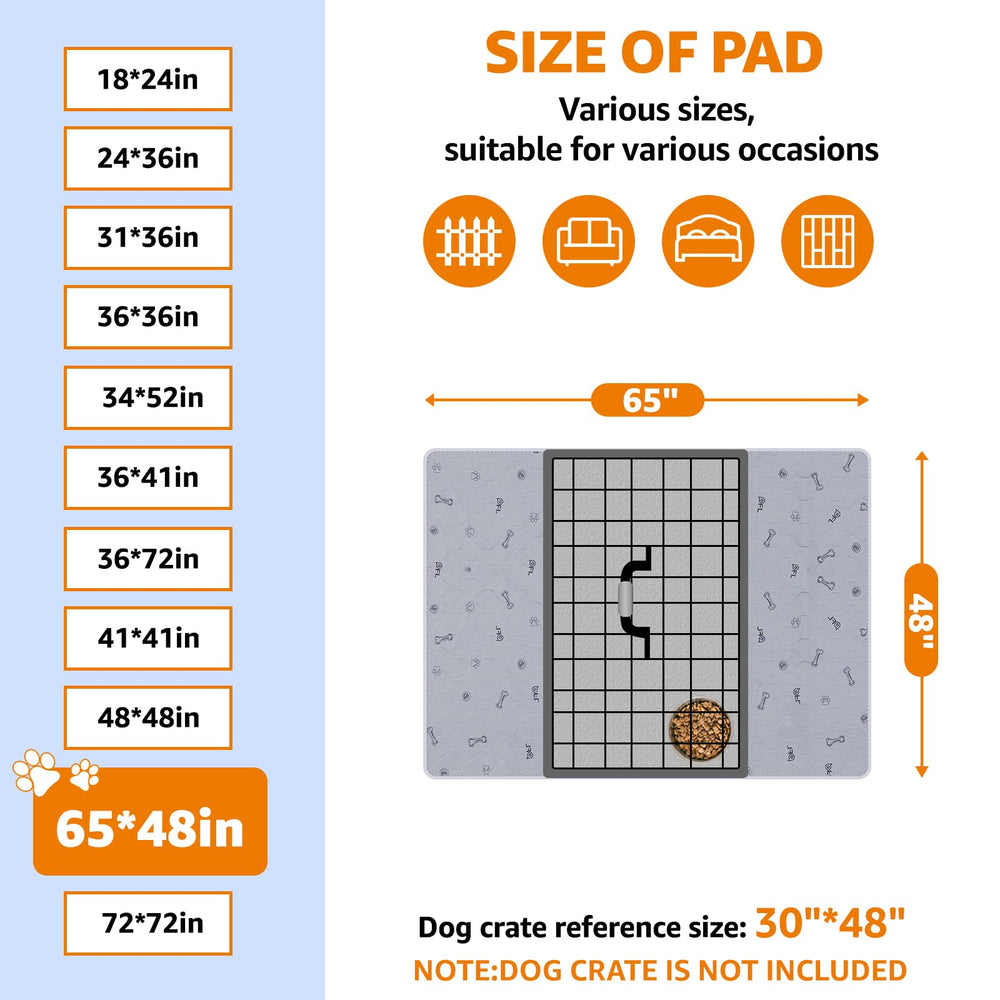 Durable anti-tear material of PICK FOR LIFE dog pad