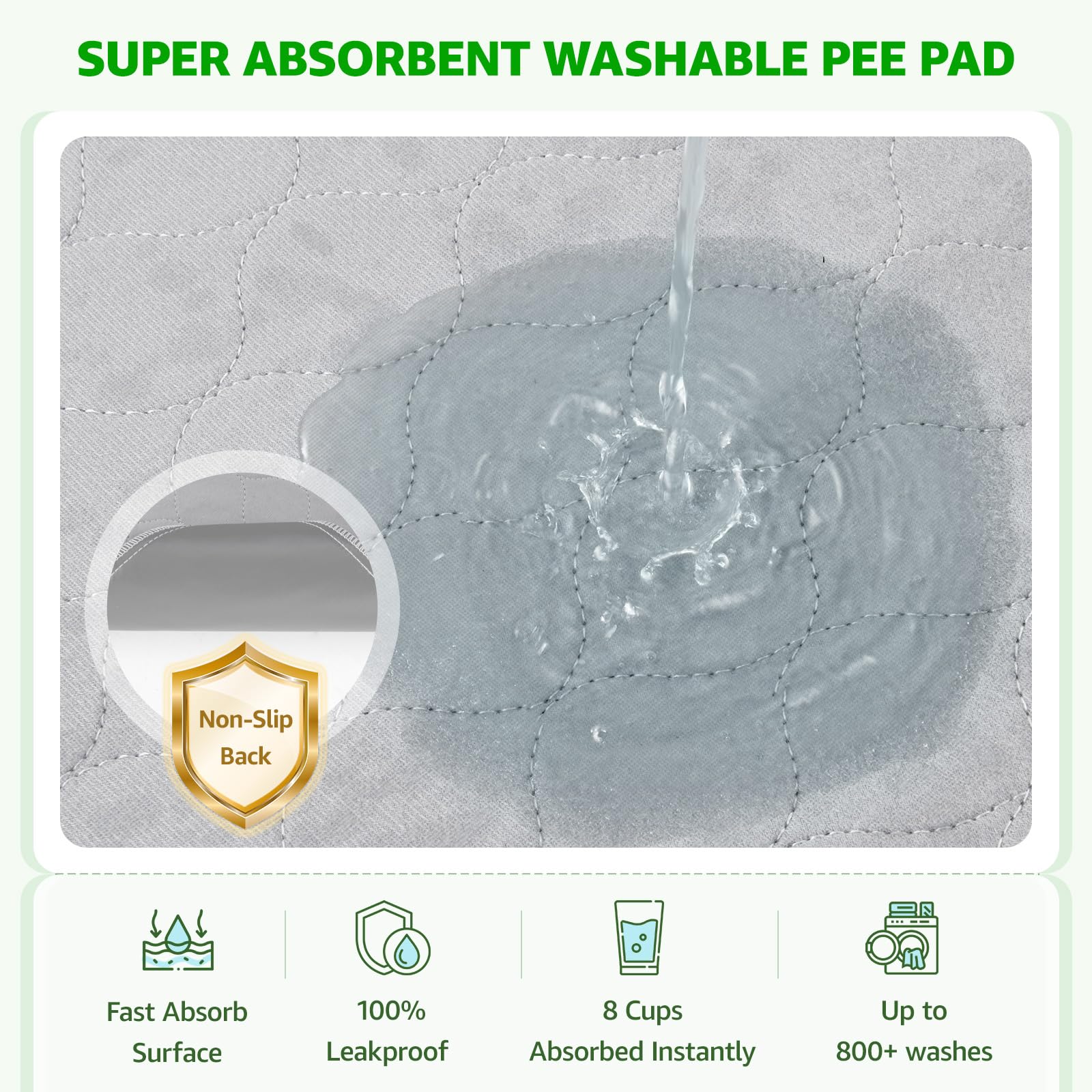 PICK FOR LIFE drainage grate keeps liquid separate from pad