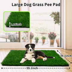 PICK FOR LIFE Grass Pad highlights strong absorbency with drainage holes to keep floors dry.