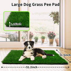 Pick For Life Grass Pad for Dogs offers a large surface for convenient potty breaks in apartments.