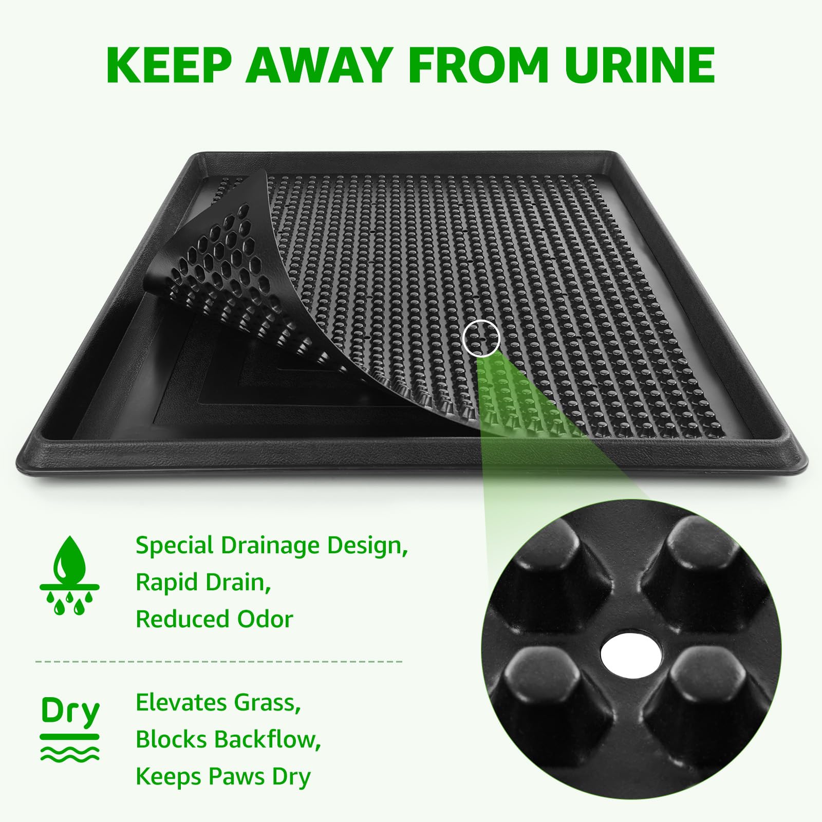 PICK FOR LIFE indoor-outdoor potty system suitable for apartments and patios