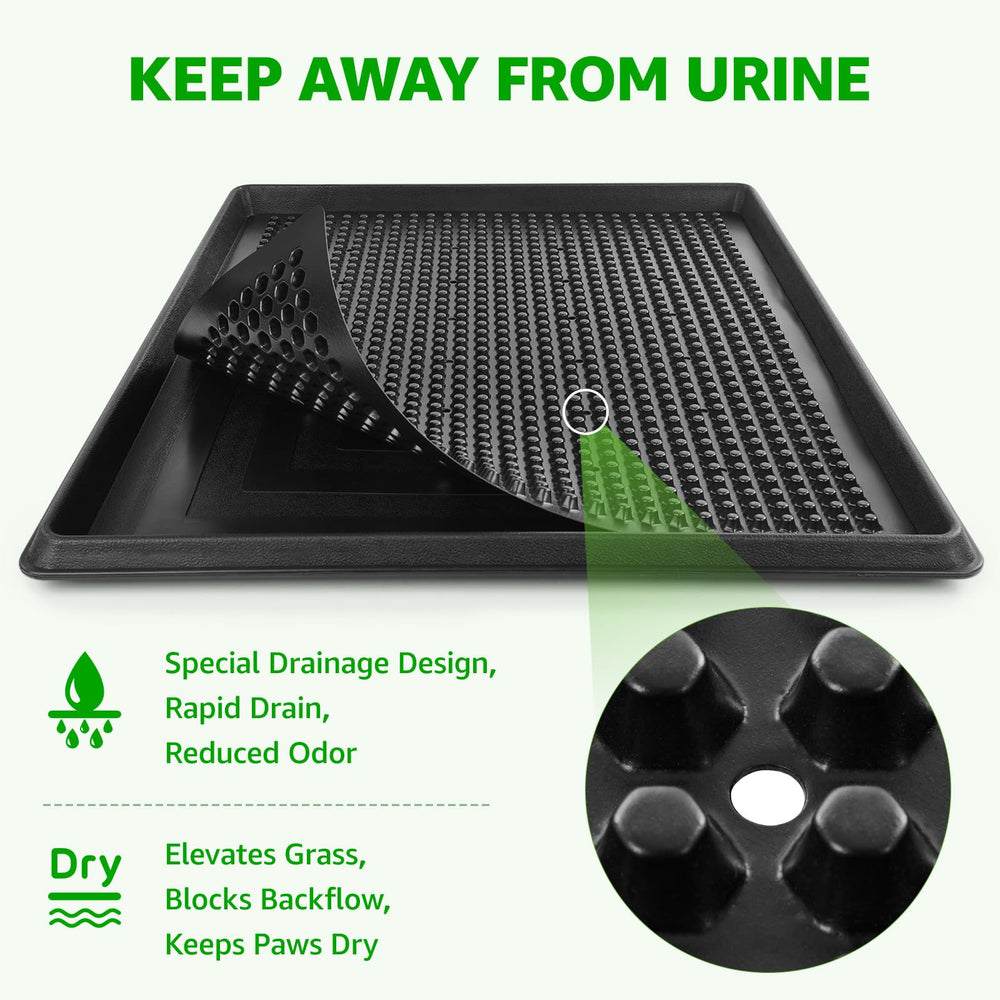 PICK FOR LIFE indoor-outdoor potty system suitable for apartments and patios