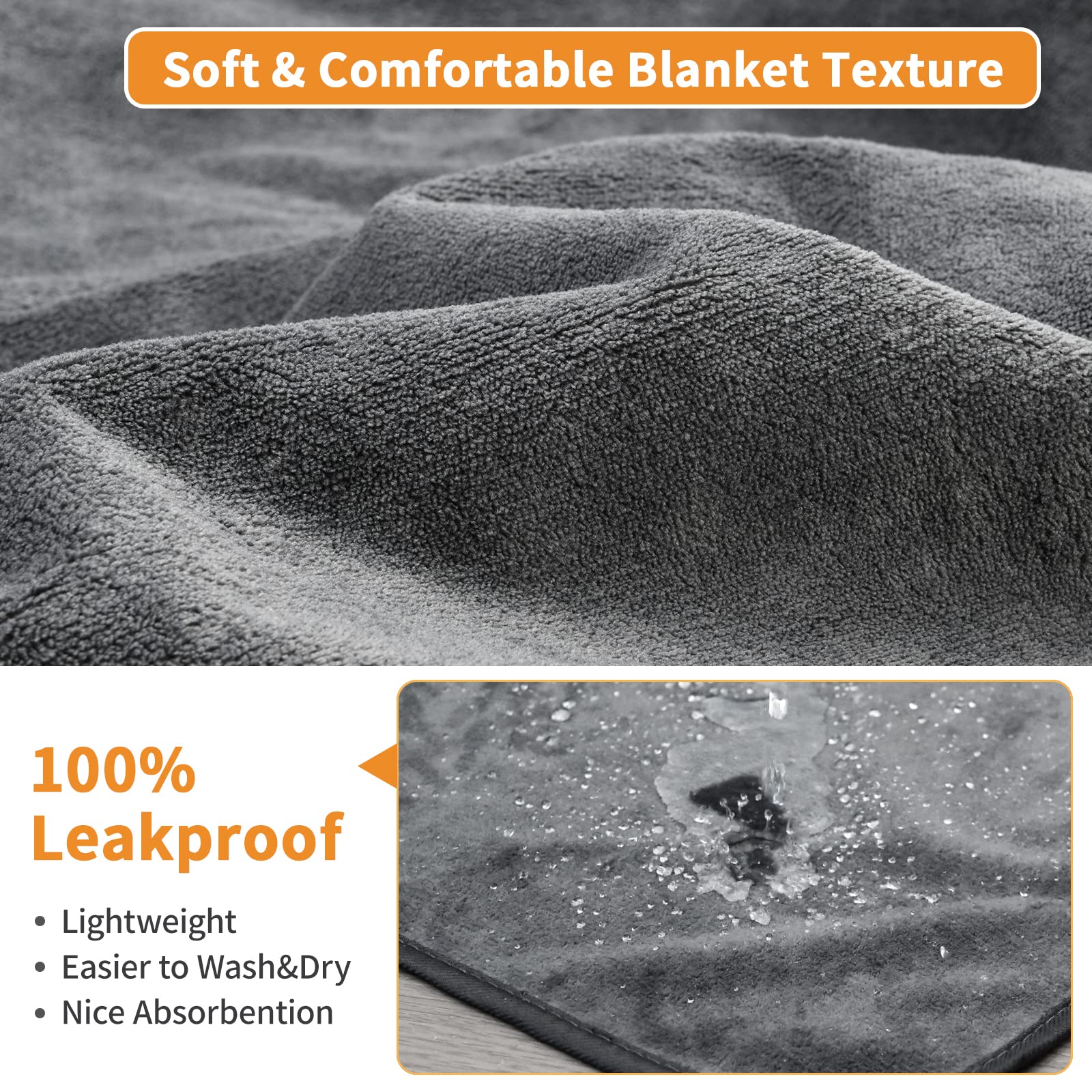 PICK FOR LIFE non-slip-bottom dog pad stays in place on floors during use.