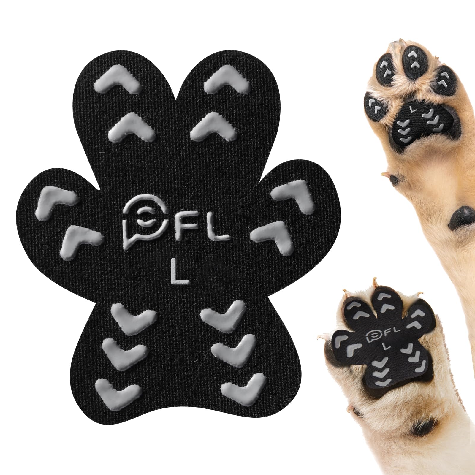 PICK FOR LIFE paw protector traction pads provide better grip on slippery floors.
