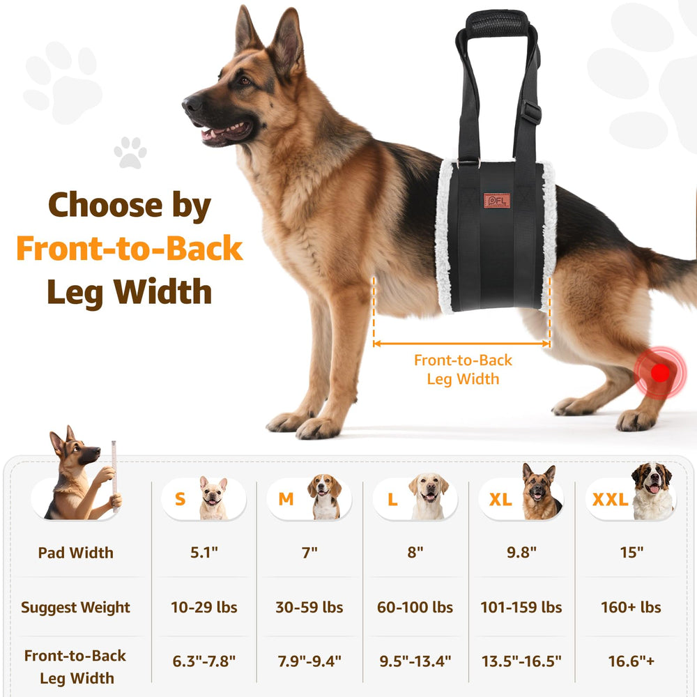 PICK FOR LIFE soft fleece interior of the dog lift harness for comfort