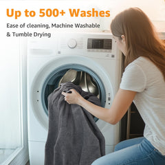 PICK FOR LIFE pad being machine washed for easy care.