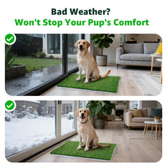 PICK FOR LIFE weather-resistant grass mat stays green outdoors