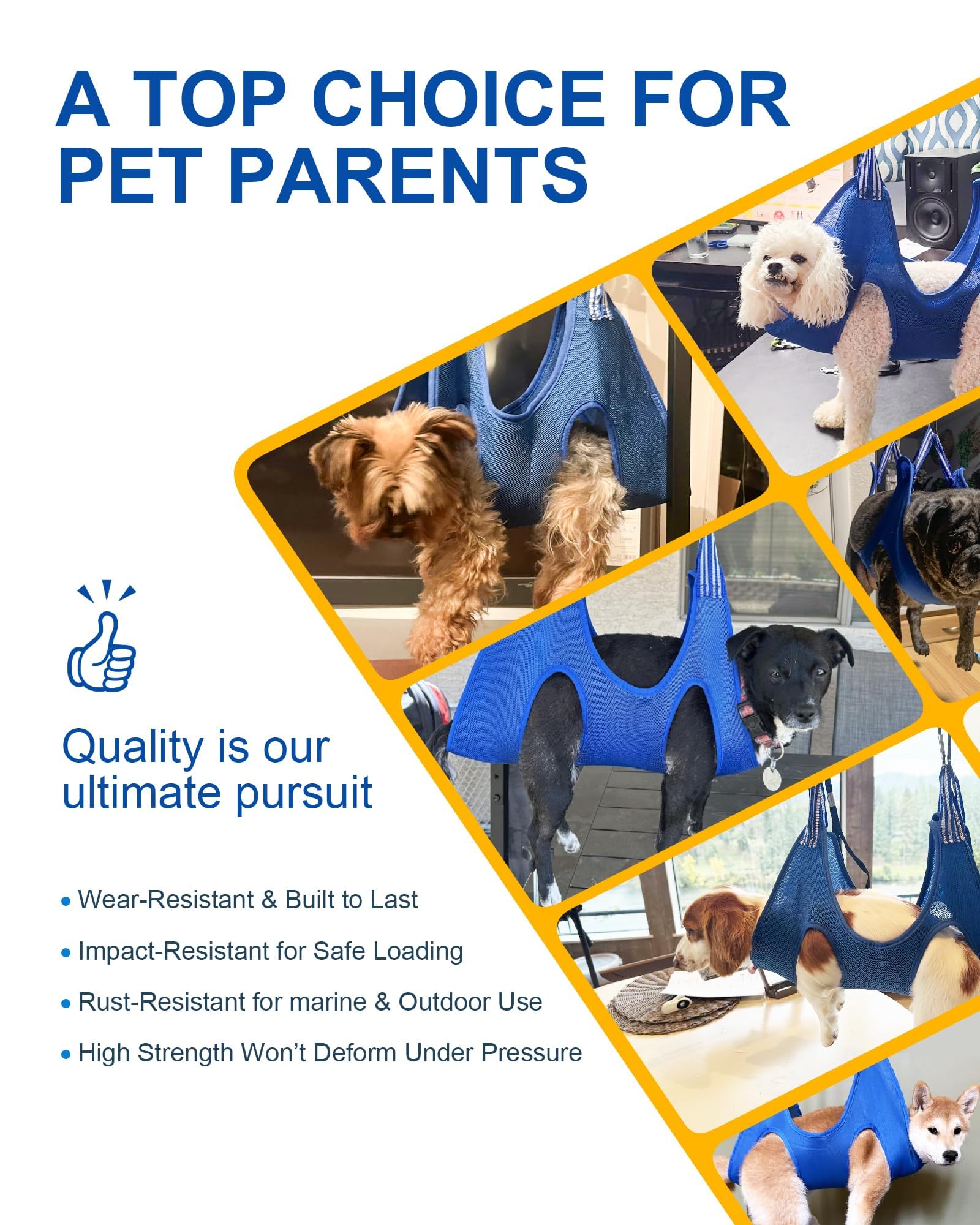 Pickpiff foldable design stores flat, making it ideal for small spaces and mobile grooming.
