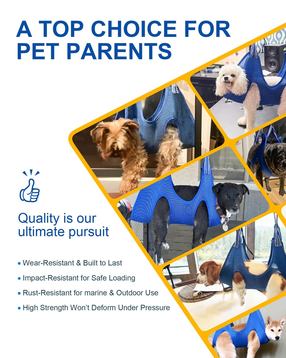 Pickpiff foldable design stores flat, making it ideal for small spaces and mobile grooming.