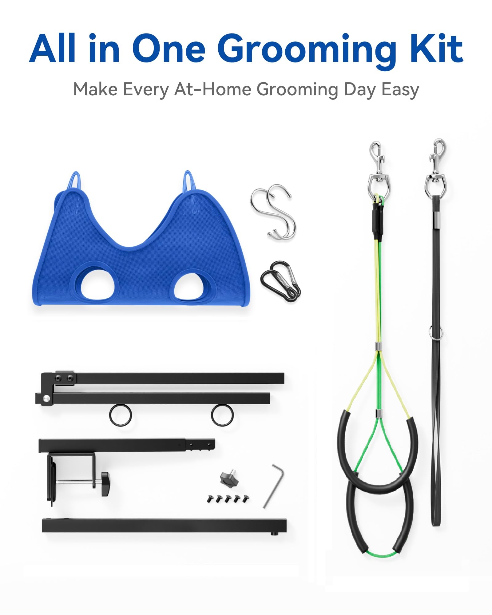 Pickpiff portable design supports home and salon grooming on the go.