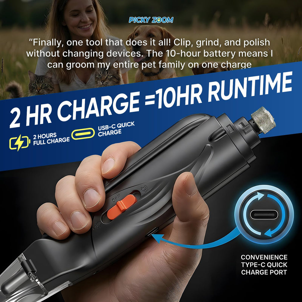 Picky Zoom ergonomic grip designed for steady trimming control.