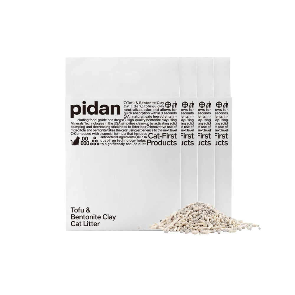 Pidan Mix Cat Litter bags show packaging for easy storage.